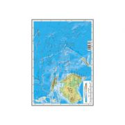 Harta Oceania, Australia, Antarctica, Artica A4 – plastifiata Enciclopedii Dictionare si Atlase imagine 2022