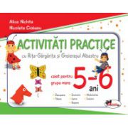 Activitati practice cu Rita-Gargarita si Greierasul Albastru, pentru grupa mare 5-6 ani - Alice Nichita