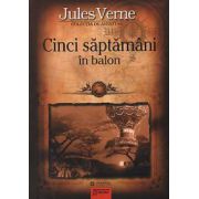 Cinci saptamani in balon - Jules Verne imagine libraria delfin 2021