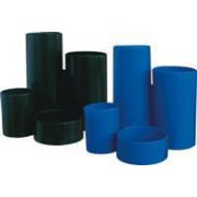 Suport pentru instrumente de scris flaro 4 compartimente, albastru (fl6899)
