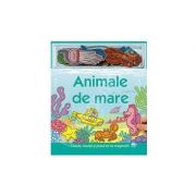 Animale de mare. Carte cu magnet