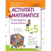 Activitati matematice cu Rita Gargarita si Greierasul Albastru – (caiet) grupa mijlocie 4-5 ani librariadelfin.ro