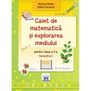Caiet de matematica si explorarea mediului. Clasa a II-a semestrul 1 – Mariana Mogos librariadelfin.ro imagine 2022