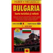 Bulgaria. Harta turistica si rutiera (Huber Kartographie)