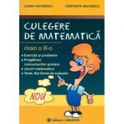 Culegere de matematica - clasa a iii-a (liliana diaconescu)