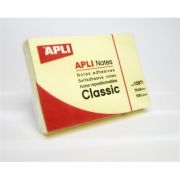 Notite adezive Apli, 50*75mm, 100 file, galben librariadelfin.ro imagine 2022