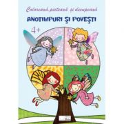 Picteaza, coloreaza si decupeaza. povesti si anotimpuri 4 ani +