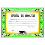 Diploma scolara ABSOLVIRE I (DLFD004A) librariadelfin.ro