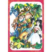 Povesti ilustrate. Alba ca Zapada, Motanul incaltat, planse – Petronela Mogos librariadelfin.ro