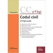 Codul civil si 9 legi uzuale. editie actualizata 29 ianuarie 2018