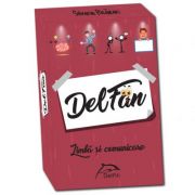 DelFan-Limba si comunicare. Joc cu 64 de cartonase ce contine 4 arii super distractive: Cultura generala, mima, descriere verbala si desen – Silvana B librariadelfin.ro