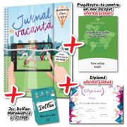 Jurnal de vacanta, Matematica, clasa a VII-a, 2018. Contine si jocul Delfan Matematica si stiinte