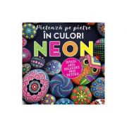 Picteaza pe pietre in culori neon. cutie. invata arta relaxarii prin pictura - katie cameron