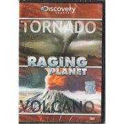 Raging planet - tornado/volcano