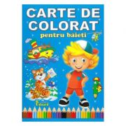 Carte de colorat pentru baieti librariadelfin.ro