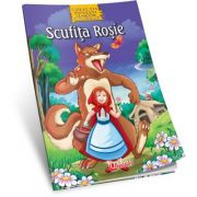 Scufita Rosie - Carte de colorat si poveste