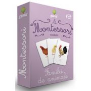 Carti de joc Montessori. Vocabular. Familii de animale