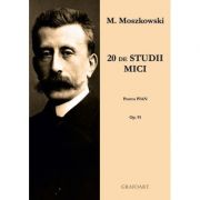 20 Mici studii. Pentru pian. Opus 91 – Moritz Moszkowski librariadelfin.ro
