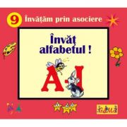 Carti pliate cu ferestre. Invatam prin asociere - Invat alfabetul! A - I