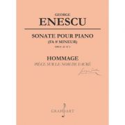 Sonate pour piano. Opus 24, numarul 1 – George Enescu de la librariadelfin.ro imagine 2021