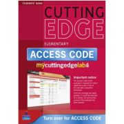 New Cutting Edge Elementary MyCuttingEdgeLab Coursebook with CD-ROM and Access Code – Sarah Cunningham librariadelfin.ro poza 2022