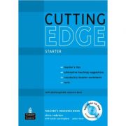 New cutting edge starter teacher’s resource book with test master cd-rom - sarah cunningham
