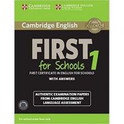 Cambridge English: First 1 – Student’s Book Pack (Student’s Book with Answers and 2x Audio CDs) librariadelfin.ro imagine noua