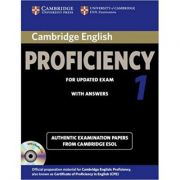 Cambridge English: Proficiency 1 for Updated Exam - Self-study Pack (Student's Book with Answers and 2x Audio CDs)