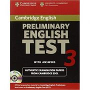 Cambridge: Preliminary English Test 3 - Self-study Pack: Examination Papers from the University of Cambridge ESOL Examinations