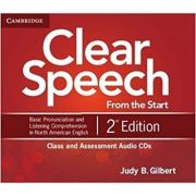 Clear Speech from the Start: Class and Assessment – Basic Pronunciation and Listening Comprehension in North American English (4x Audio CDs) librariadelfin.ro imagine 2022 cartile.ro