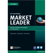 Market Leader 3rd Edition Pre-Intermediate Coursebook (with DVD-ROM incl. Class Audio) & MyLab – David Cotton 3rd imagine 2022