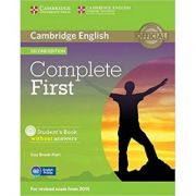 Complete First – Student’s Book (without Answers and CD-ROM) librariadelfin.ro imagine 2022