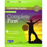 Complete First – Student’s Pack (Student’s Book without Answers with CD-ROM, Workbook without Answers with Audio CD) librariadelfin.ro imagine noua