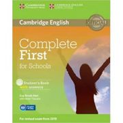 Complete First for Schools – Student’s Book (with Answers and CD-ROM) librariadelfin.ro imagine 2022