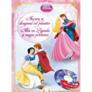 Aurora si dragonul cel folositor. Alba-ca- Zapada si magia prieteniei (Carte + CD audio) – Disney librariadelfin.ro