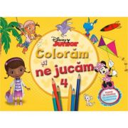 Coloram si ne jucam (vol. 4). Planse de colorat cu activitati distractive - Disney