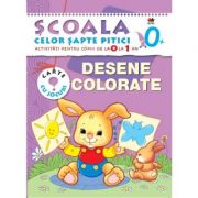 Desene colorate. (0-1 ani). Scoala celor sapte pitici
