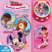 Disney Junior. Povesti muzicale. Doctorita Plusica, Sofia Intai, Minnie (include CD- Player)