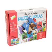 Invata alfabetul. Puzzle urias