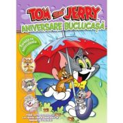 Tom si jerry. aniversare buclucasa. poveste cu autocolante - justina bandol