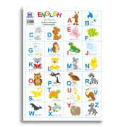 Plansa - Alfabetul animalelor in limba engleza