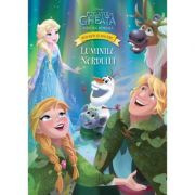 Regatul de gheata. aurora boreala. luminile nordului - disney