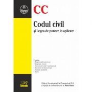Codul civil si Legea de punere in aplicare. Editia a 10-a actualizata la 17 septembrie 2019 - Radu Rizoiu imagine libraria delfin 2021