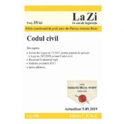 Codul civil. Actualizat 5. 09. 2019 librariadelfin.ro