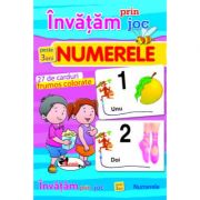 Invatam prin joc numerele + 3 ani. Carti de joc educative