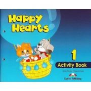 Happy Hearts 1, Activity Book, Curs de limba engleza pentru prescolari – Jenny Dooley librariadelfin.ro imagine 2022