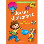 Jocuri distractive pentru timpul liber - Distractiv si educativ. Invata, numara, observa, scrie (Portocaliu)