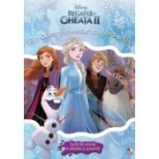 DISNEY. REGATUL DE GHEATA II. Sa pictam noi aventuri cu Anna si Elsa. Carte de colorat cu pensula si acuarele