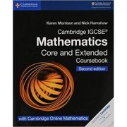 Cambridge IGCSE® Mathematics Coursebook Core and Extended Second Edition with Cambridge Online Mathematics (2 Years) – Karen Morrison, Nick Hamshaw La Reducere de la librariadelfin.ro imagine 2021