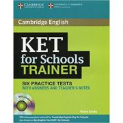 KET for Schools Trainer Six Practice Tests with Answers, Teacher’s Notes and Audio CDs (2) – Karen Saxby La Reducere de la librariadelfin.ro imagine 2021